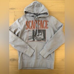 Scarface Graphic Hoodie in Gray